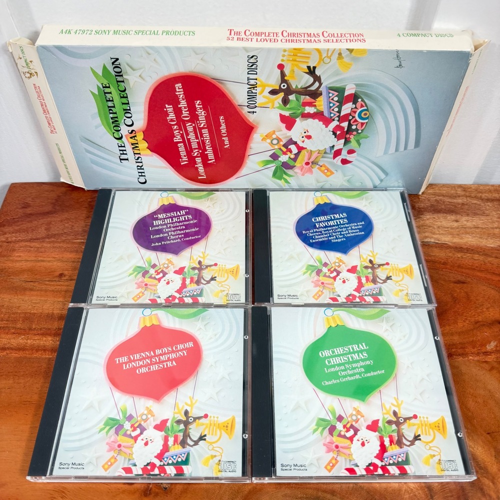 Sony Music The Complete Christmas Collection‎ 4 CD Box Set A4K 47972 52 Tracks